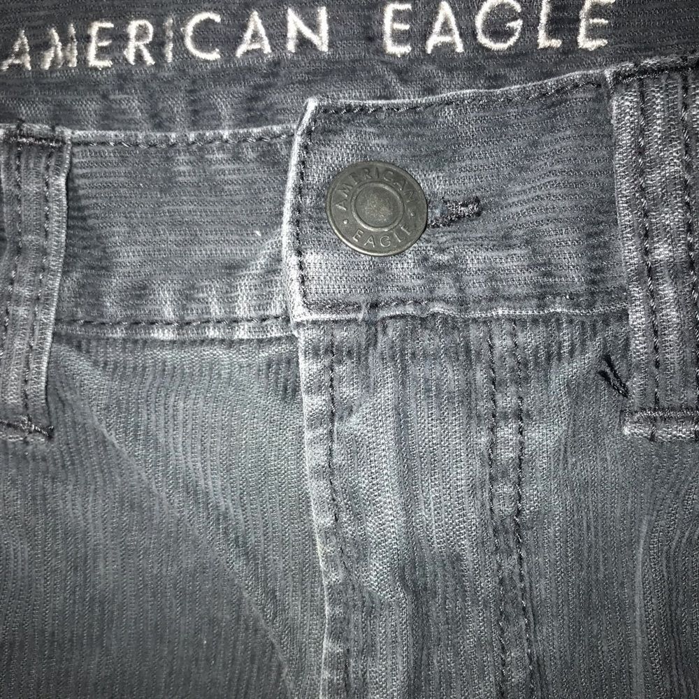 American Eagle Dark Grey Mom Jean - Picture 5 of 16